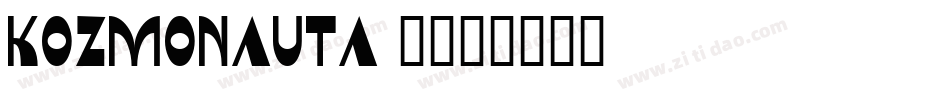 Kozmonauta 2字体转换